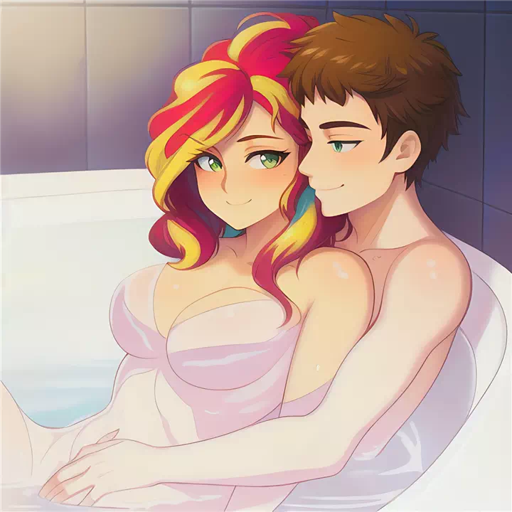 Sunset Bath