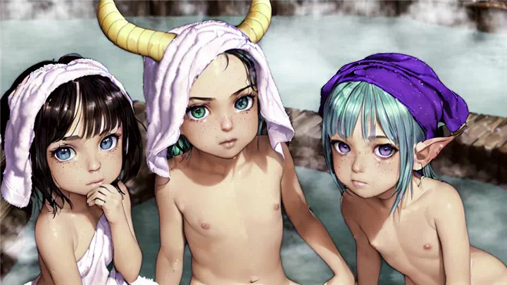 Hot Spring Bath girls