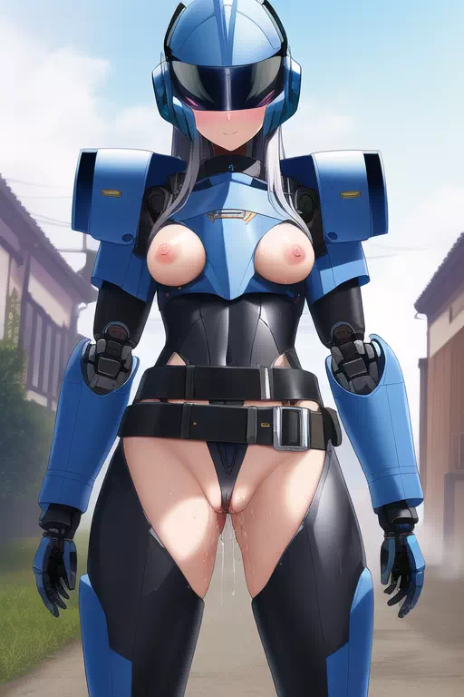 女性型警備ロボット