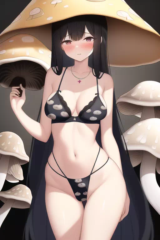 AI： Mushroom Girl Swimsuit