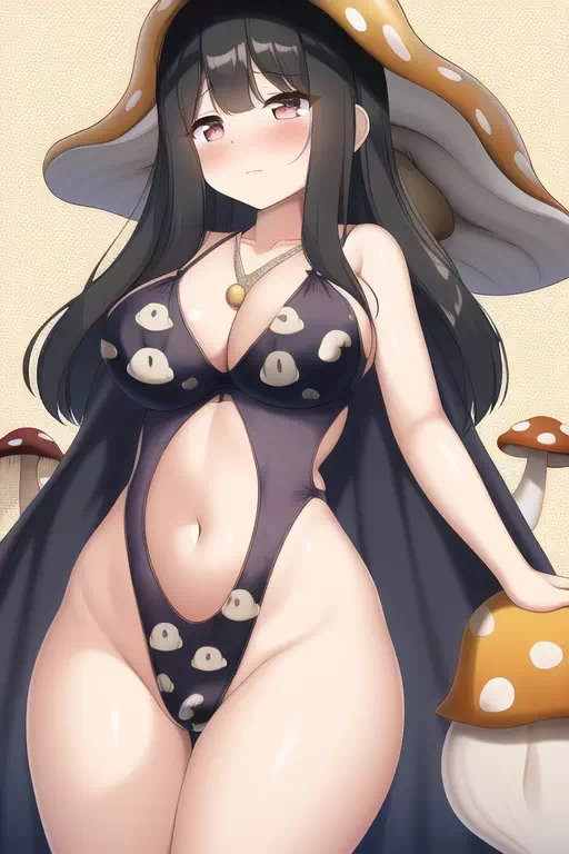 AI： Mushroom Girl Swimsuit