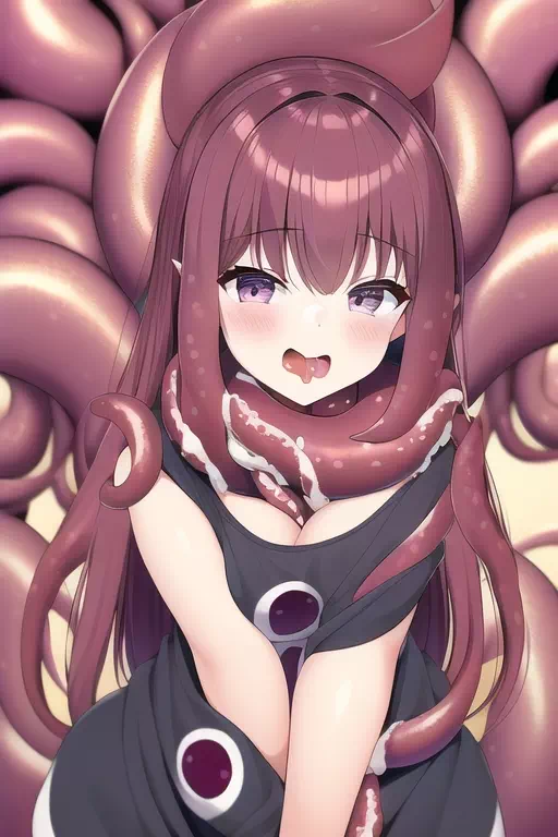 Tentacles on girl 2