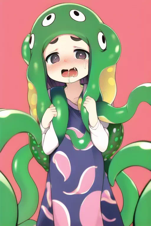 Tentacles on girl 2