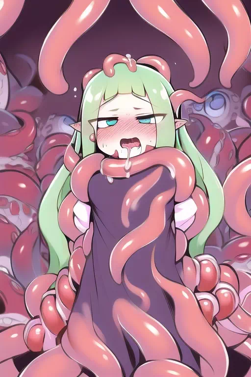 Tentacles on girl 3