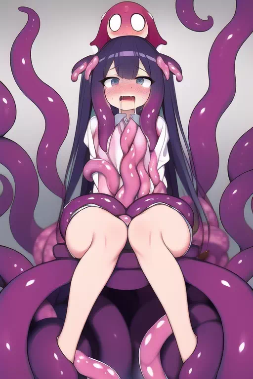 Tentacles on girl 5