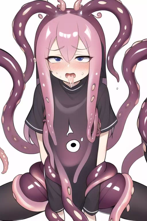 Tentacles on girl 5