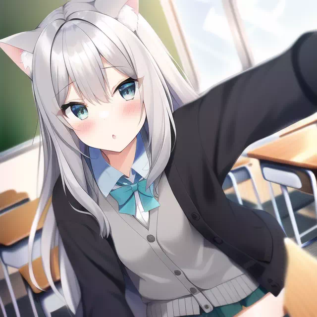 猫耳少女_制服