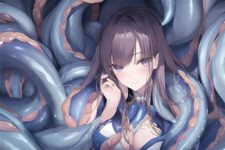 Tentacles and Girl 2