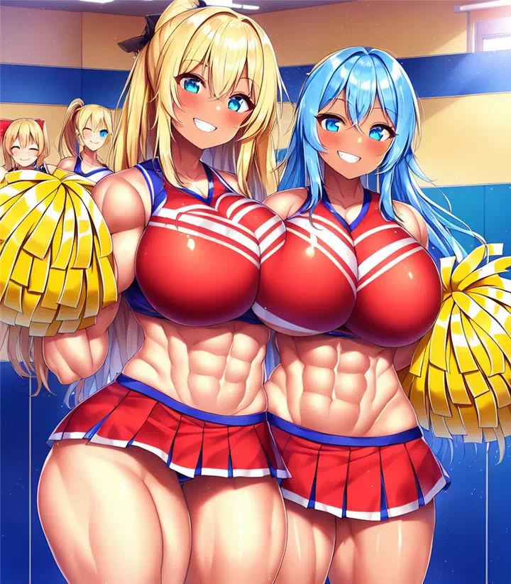 爆乳筋肉チアリーダー