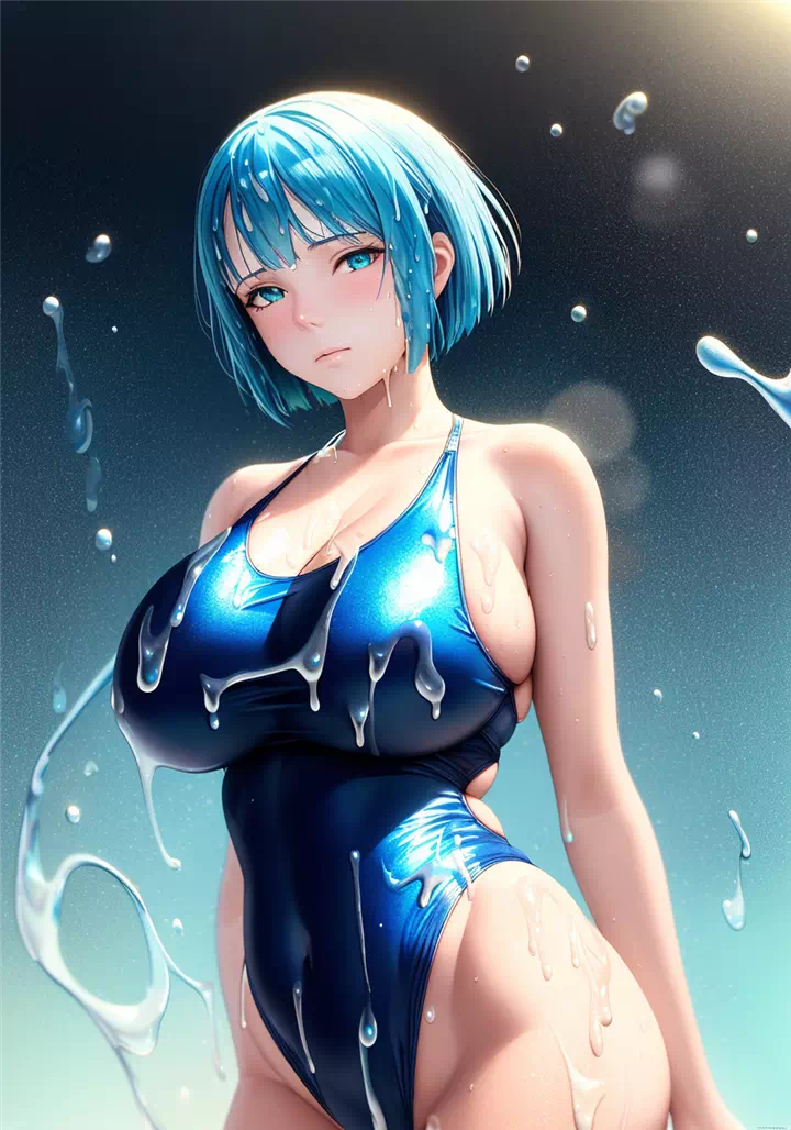 Blue Summer Swim