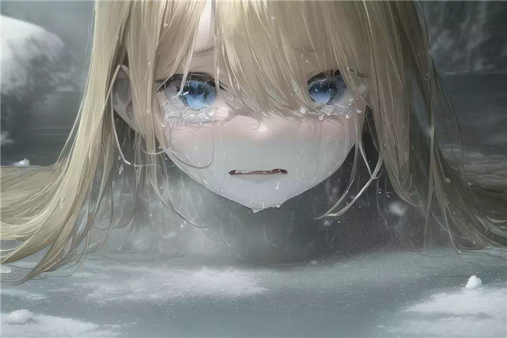 【AI】雪山極寒入浴部