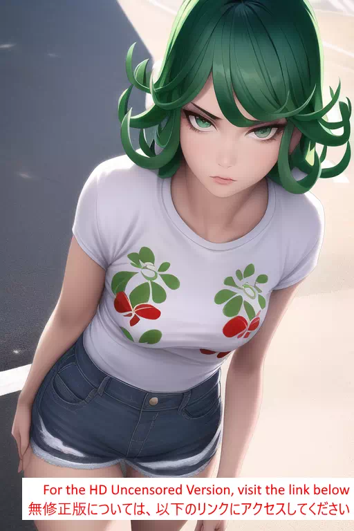 Angry Green Haired Lady