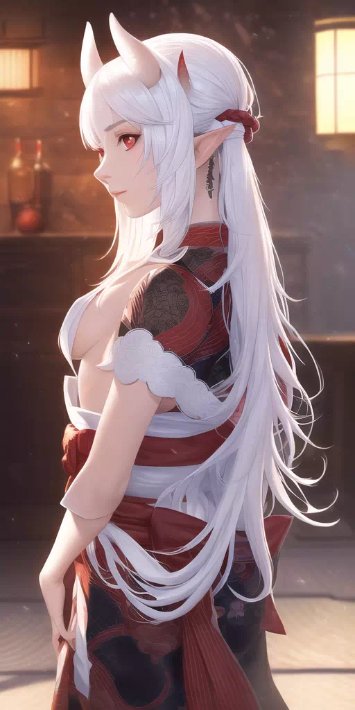 White – haired Oni