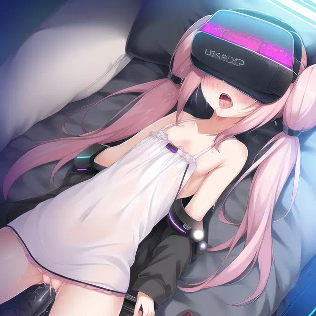 VRゲーム(R18)で遊ぶ女の子