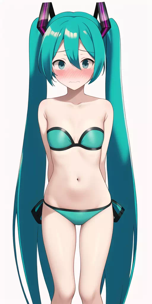 Miku Bikini Photoshoot