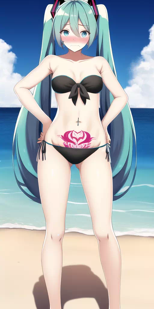 Miku Bikini Photoshoot