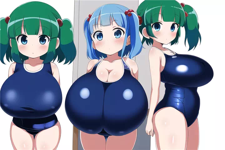 何処かで見たようなスク水爆乳詰め合わせ②