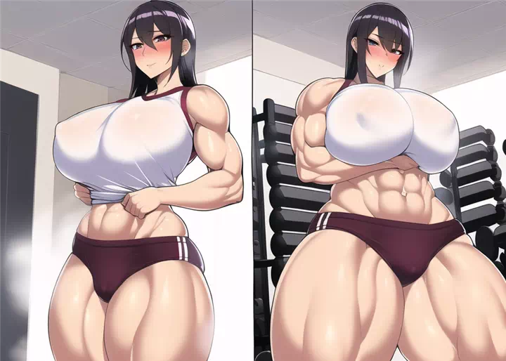 muscular girl