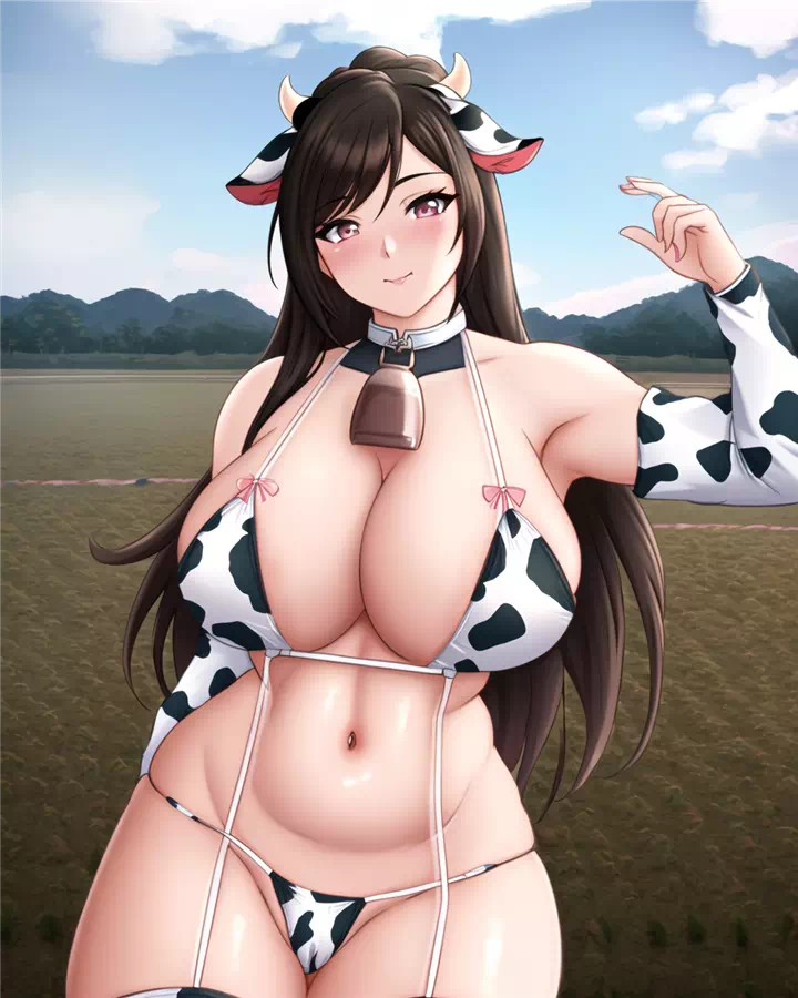 cow bikini