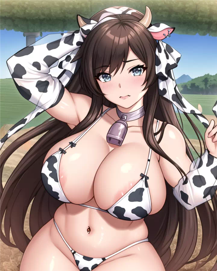 cow bikini