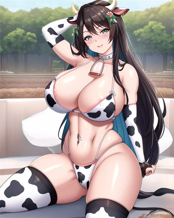 cow bikini