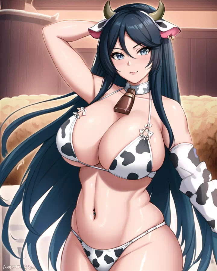 cow bikini