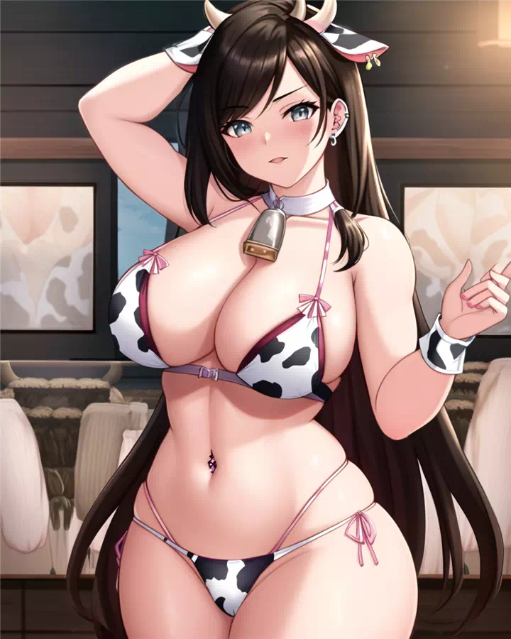 cow bikini