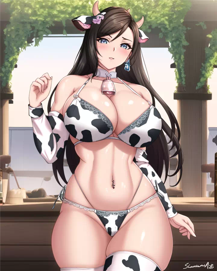 cow bikini