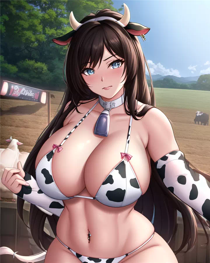 cow bikini