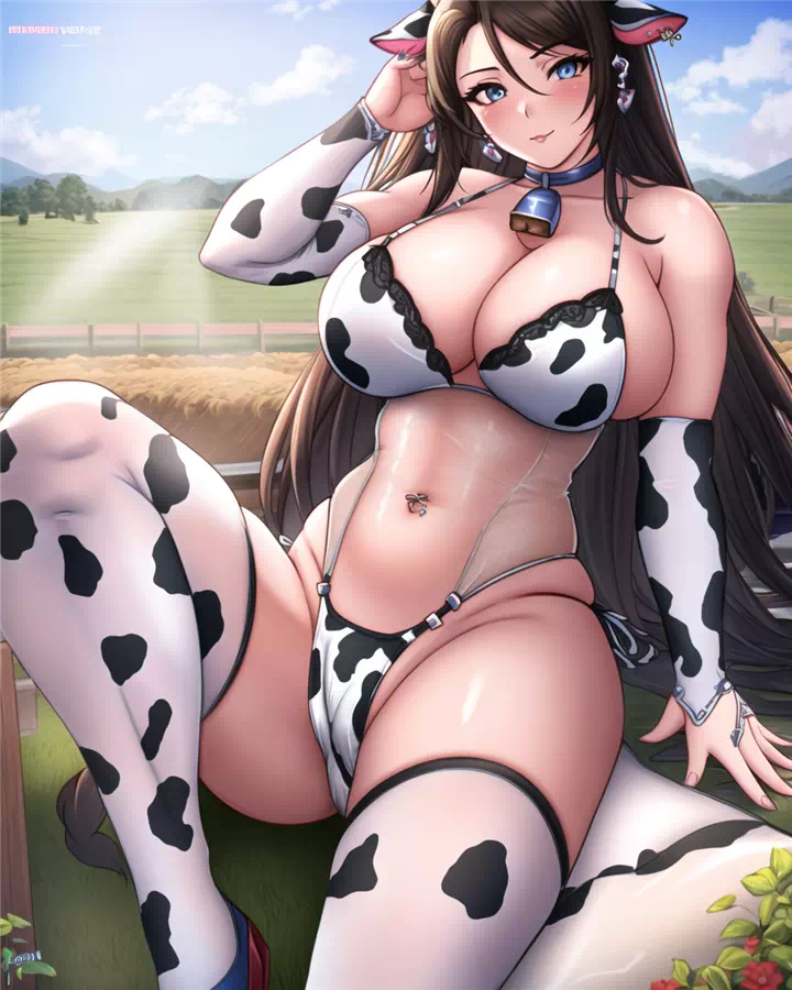 cow bikini