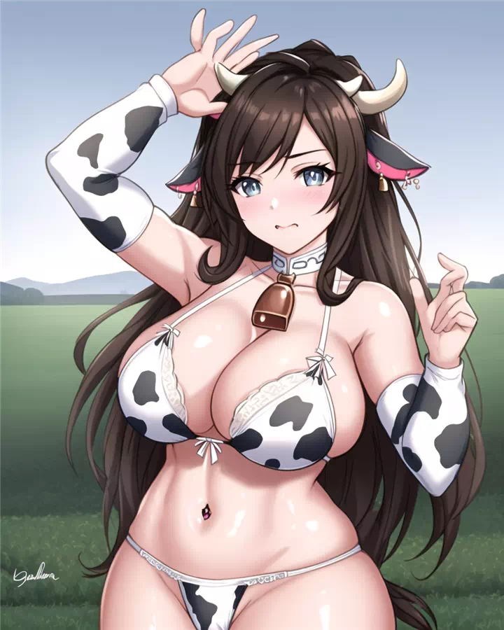 cow bikini