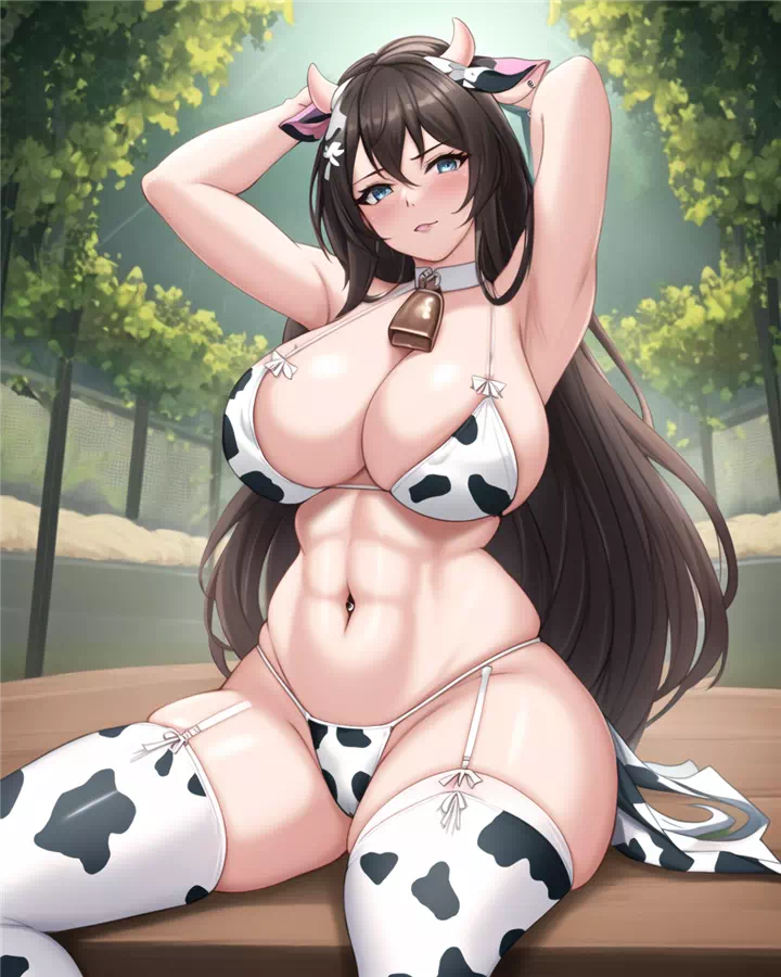 cow bikini