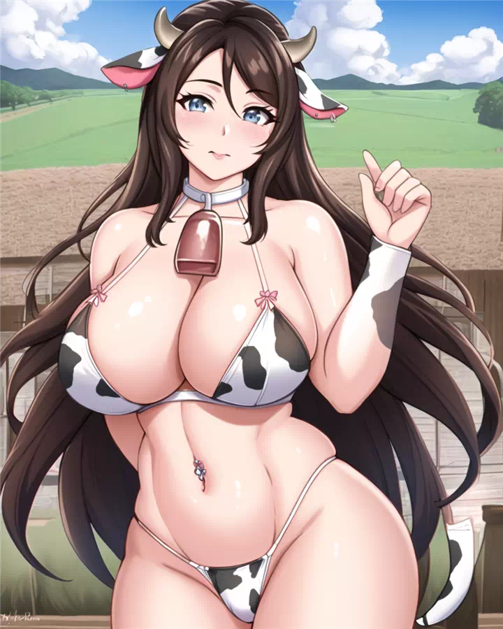 cow bikini