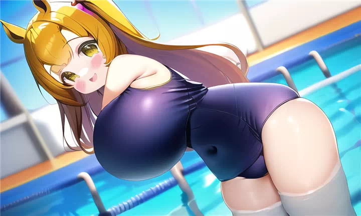 何処かで見たようなキャラのスク水爆乳詰め合わせ④