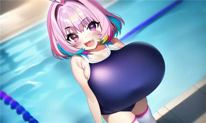 何処かで見たようなキャラのスク水爆乳詰め合わせ④