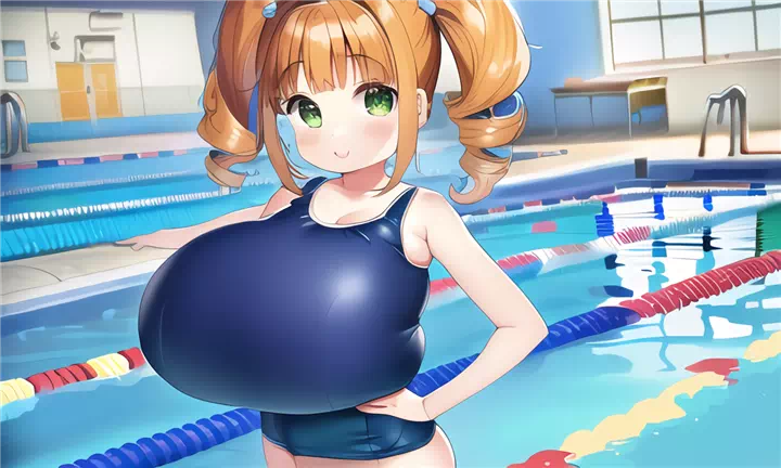 何処かで見たようなキャラのスク水爆乳詰め合わせ④