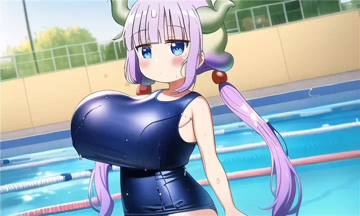 何処かで見たようなキャラのスク水爆乳詰め合わせ④