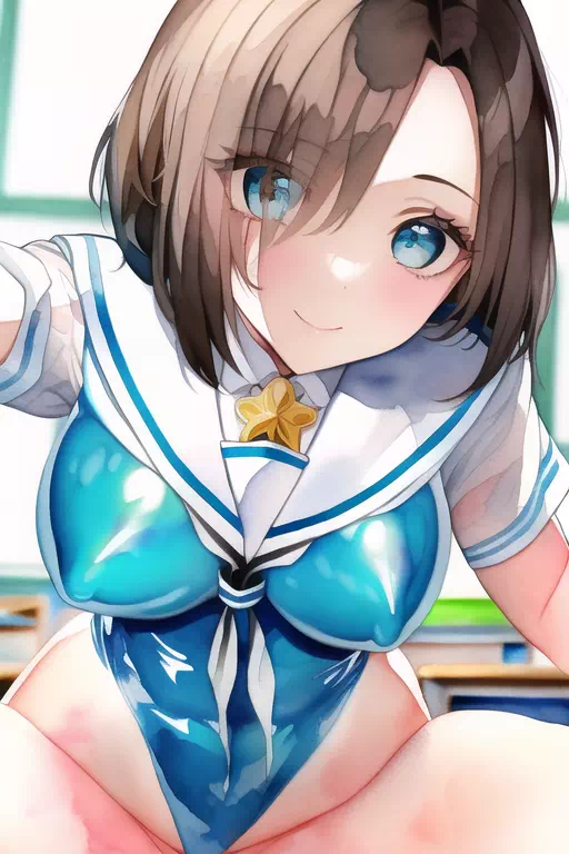 学生服ハイレグ