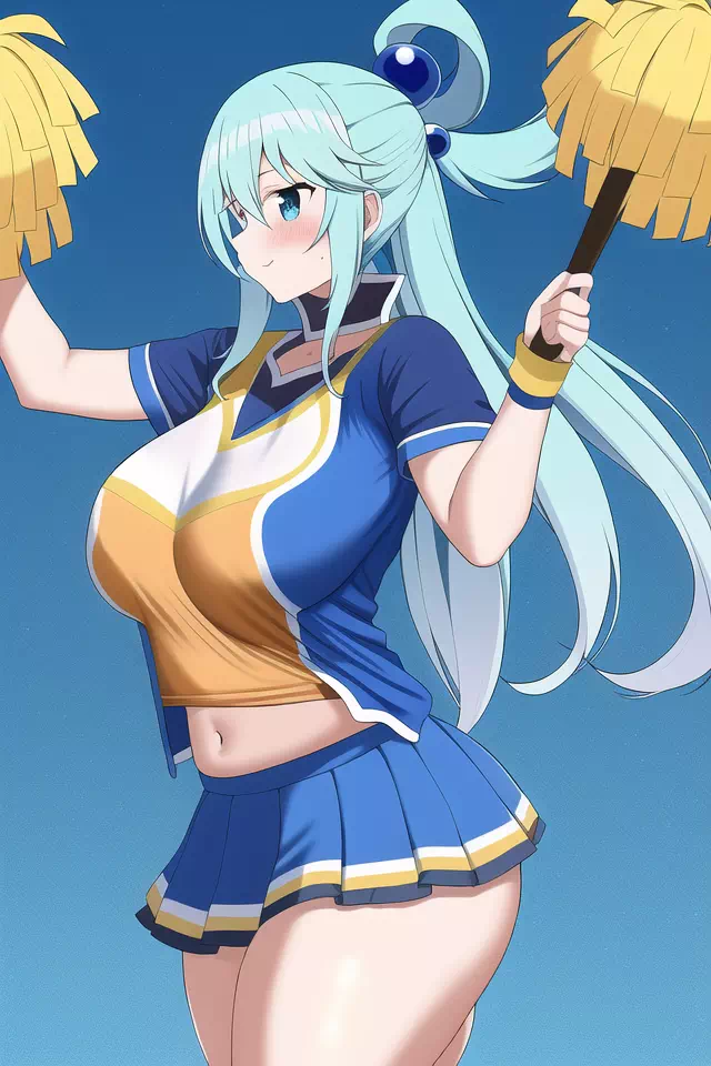 Cheerleader Aqua