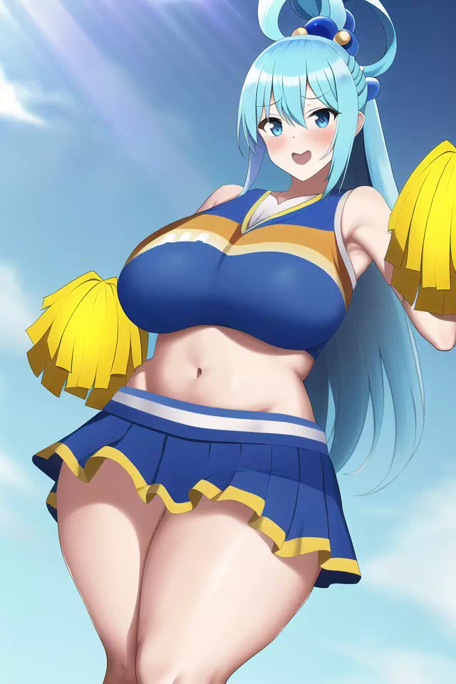 Cheerleader Aqua