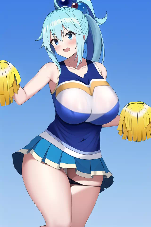 Cheerleader Aqua