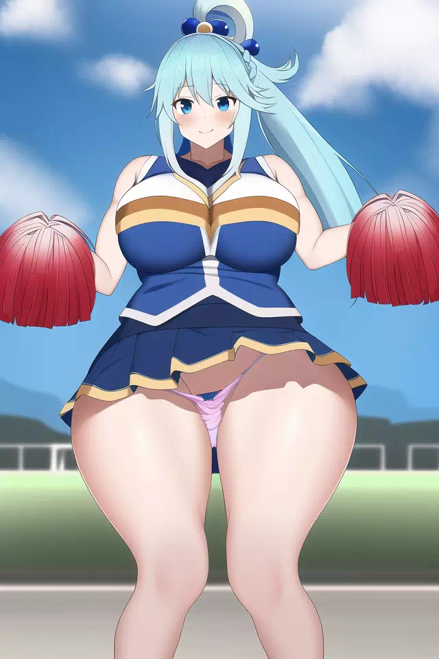 Cheerleader Aqua