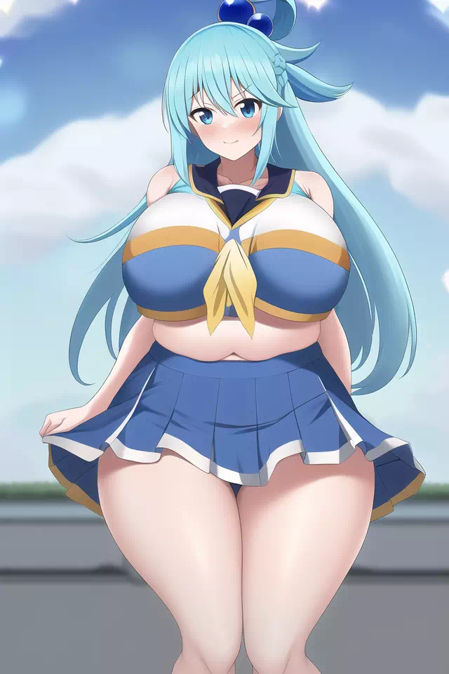 Cheerleader Aqua