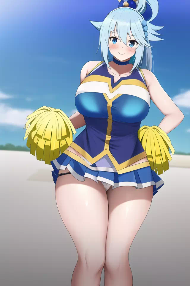 Cheerleader Aqua