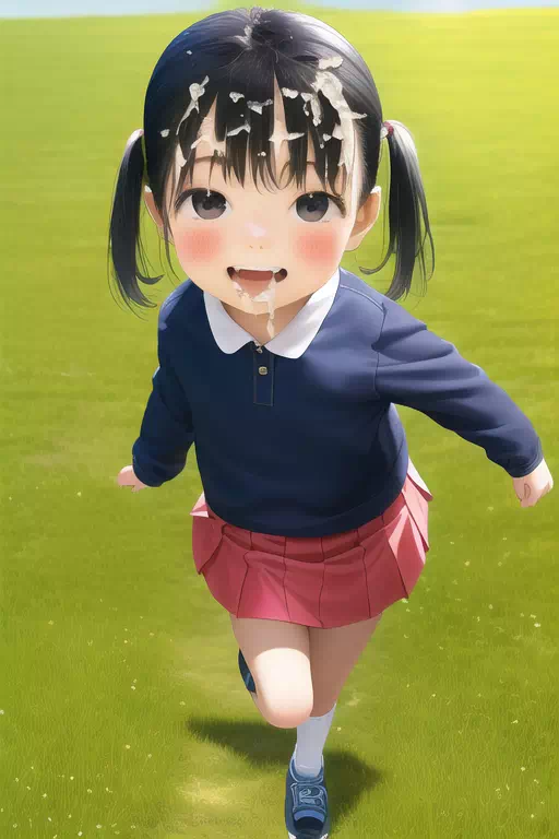 ぶっかけ女の子