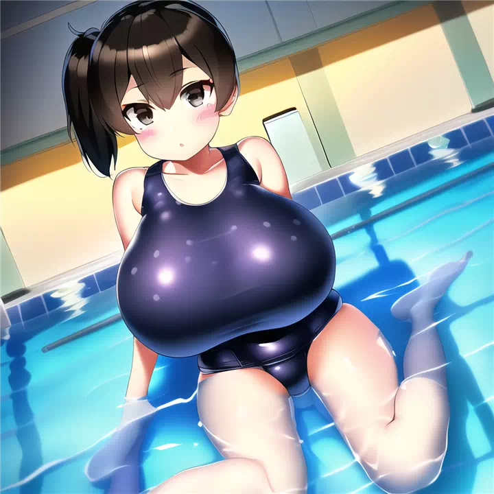 何処かで見たようなキャラのスク水爆乳詰め合わせ⑥