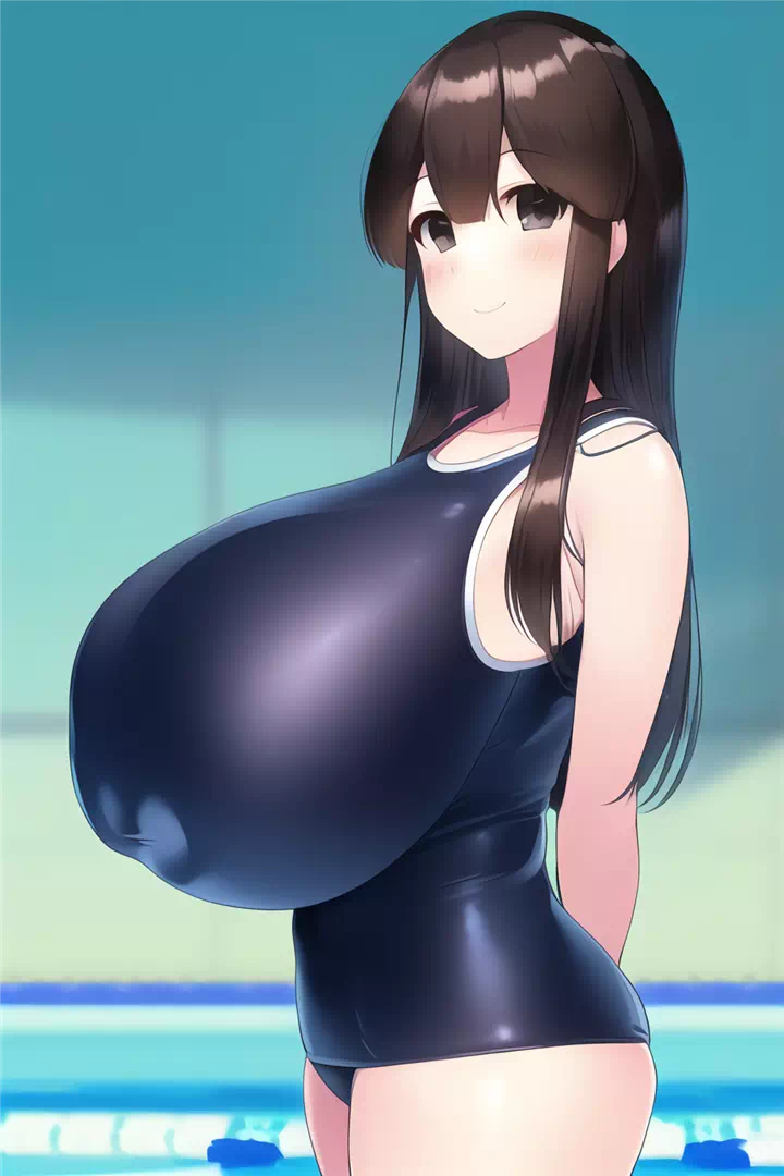 何処かで見たようなキャラのスク水爆乳詰め合わせ⑥