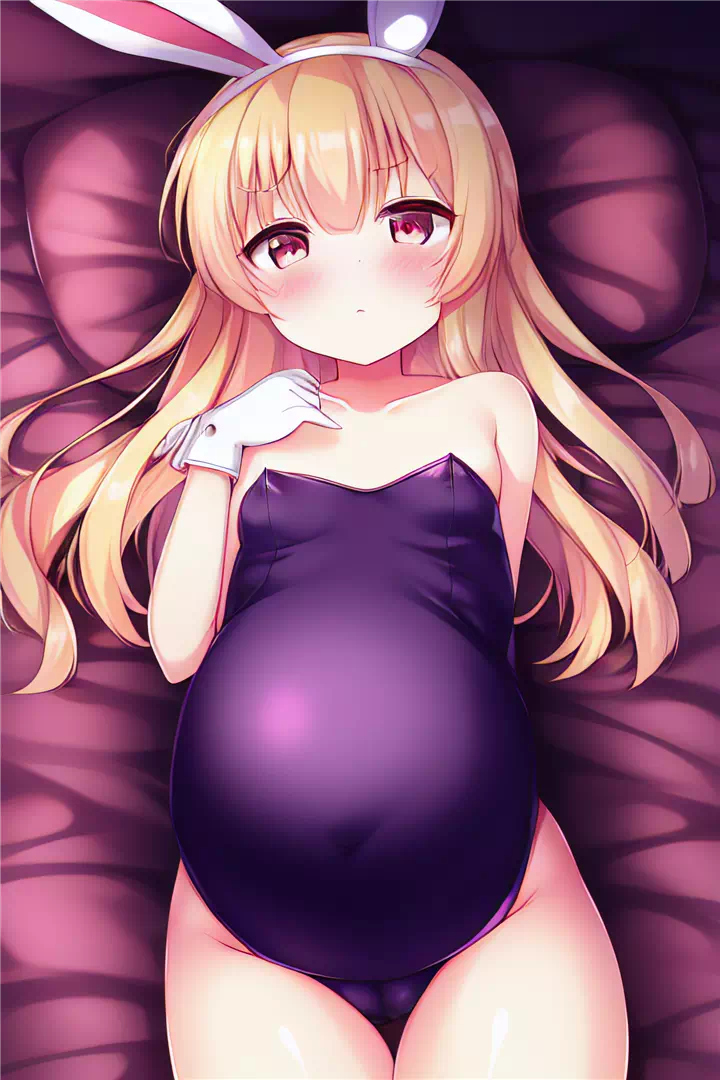 Pregnant loli bunny outfit