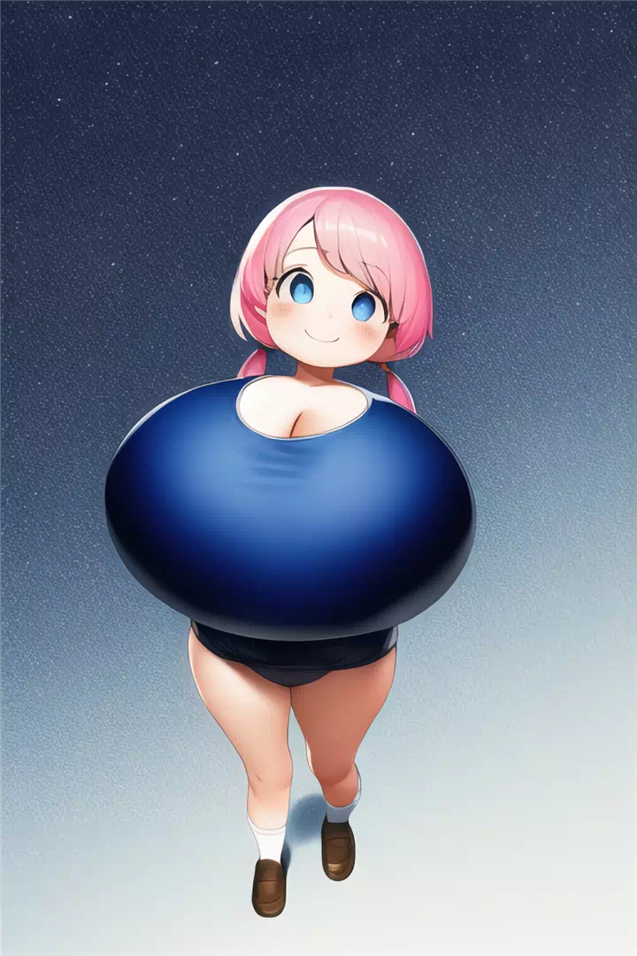 ちびキャラスク水ロリ爆乳リベンジ①