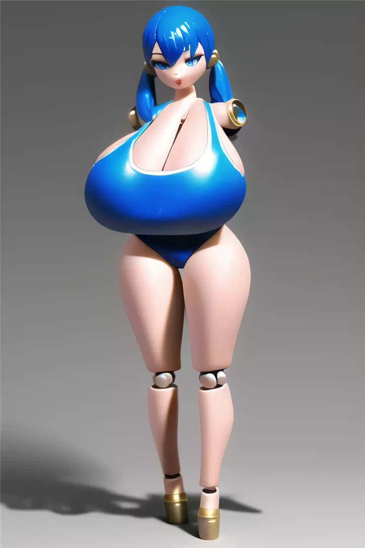 ドールフィギュア風スク水爆乳